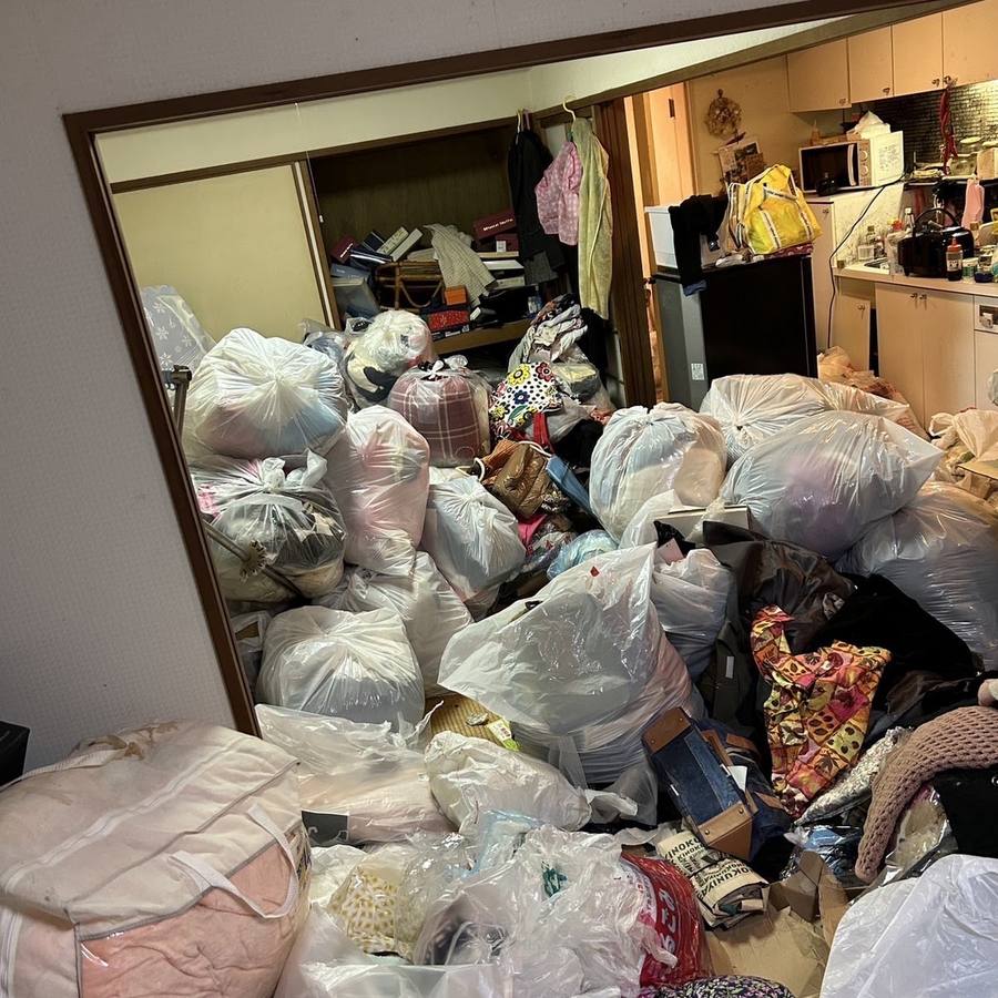 片付け前のお部屋の様子